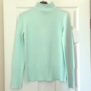 French Connection roll neck jumper fresh aqua S
